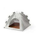 Foldable Pet Tent House – Breathable Cat & Dog Nest All Seasons Foldable Pet Tent Axl GRAY 40-40-37