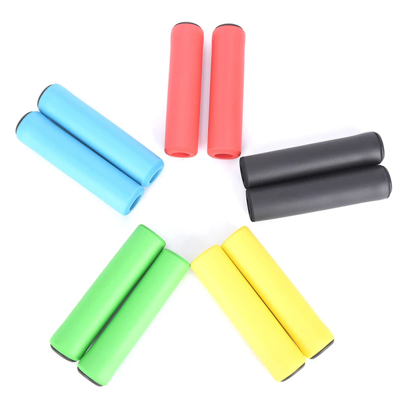 Anti-Slip Silicone Bike Handlebar Grips – 5 Colors, 1 Pair Bike Handlebar Grips Axl