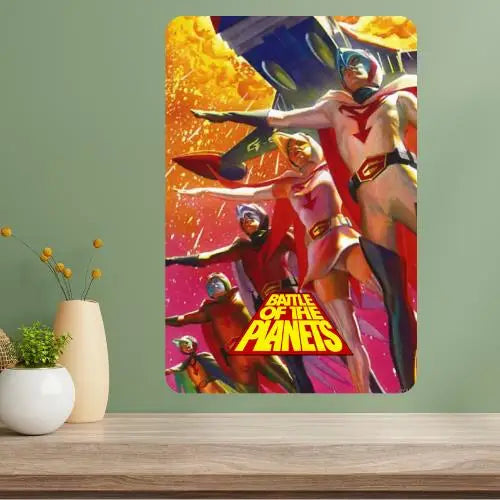Battle of the Planets Metal TV Show Poster Sign | Retro Decor Metal Wall Sign Axl aluminum sign aluminum 20x30cm