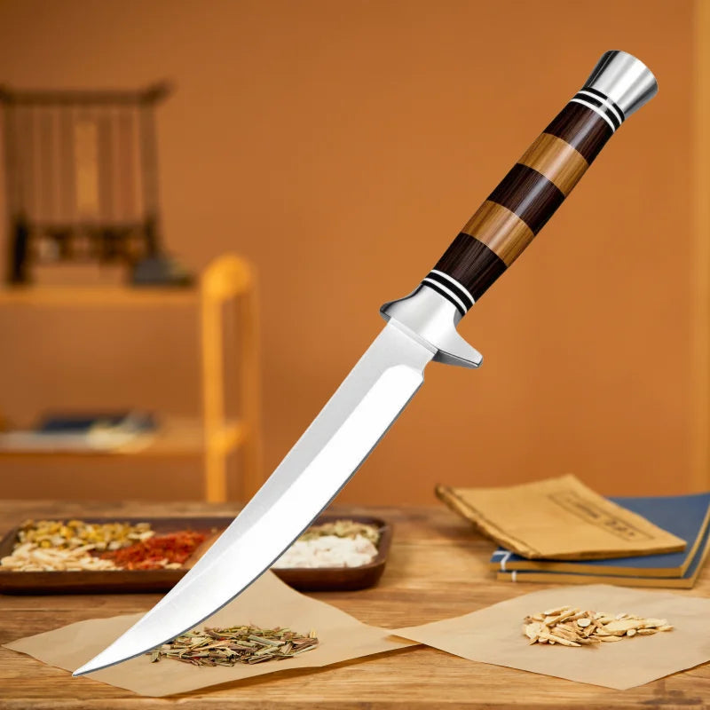 Stainless Steel Boning & Filleting Knife – Multipurpose Chef Knife Kitchen Boning Knife Axl