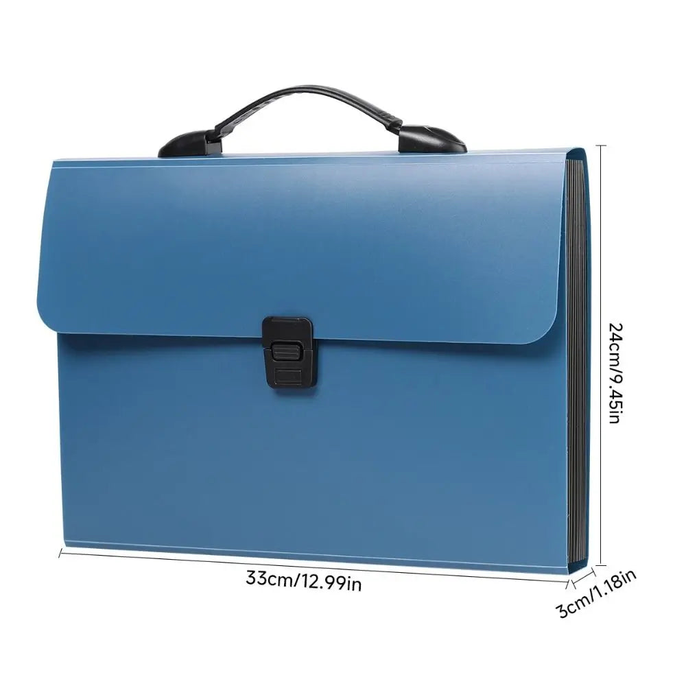 13-Pocket Accordion File Folder – Waterproof A4 Document Organizer Accordion File Organizer Axl