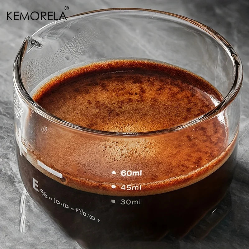 KEMORELA 60ml Espresso Shot Glasses – Clear Scale Measuring Cups Espresso Shot Glasses Axl