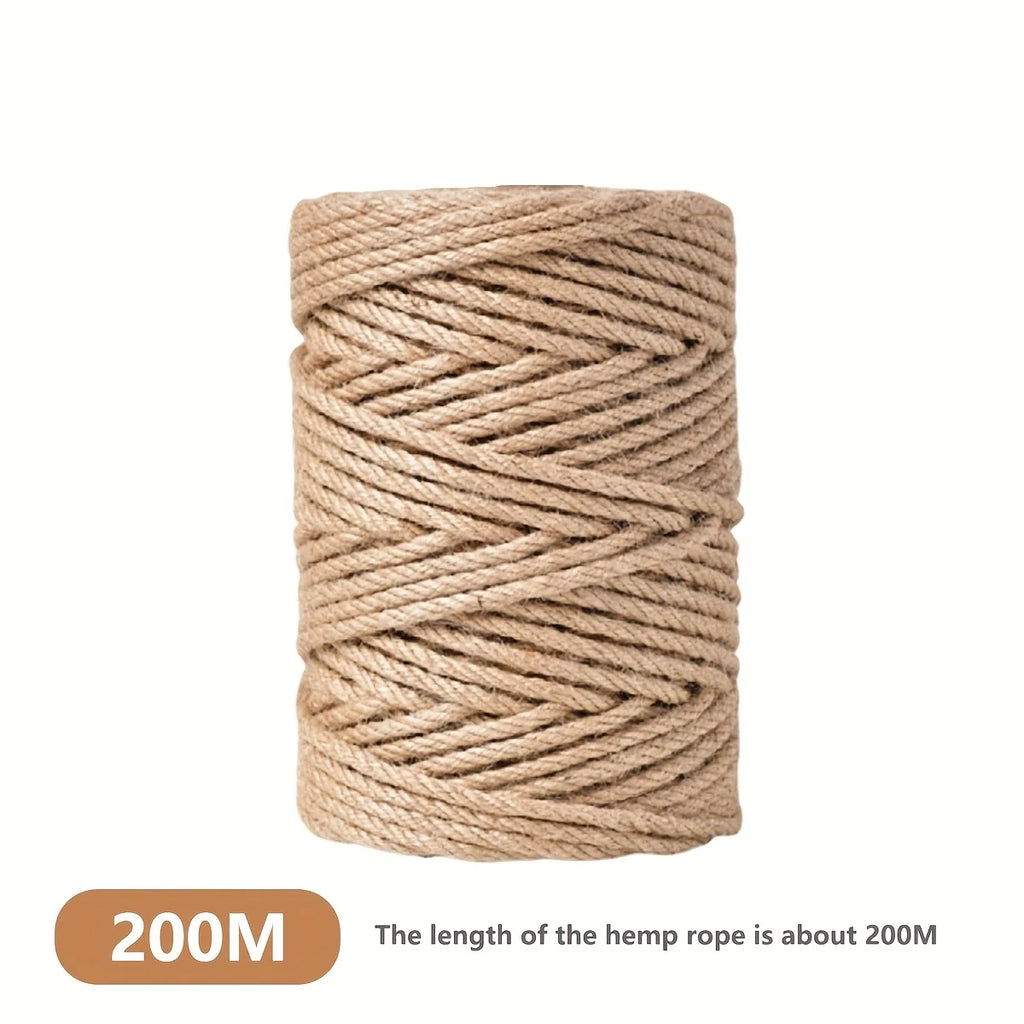 Sisal Jute Rope Cat Scratching Post Replacement – Extra Long Cat Scratching Rope Axl 1 roll