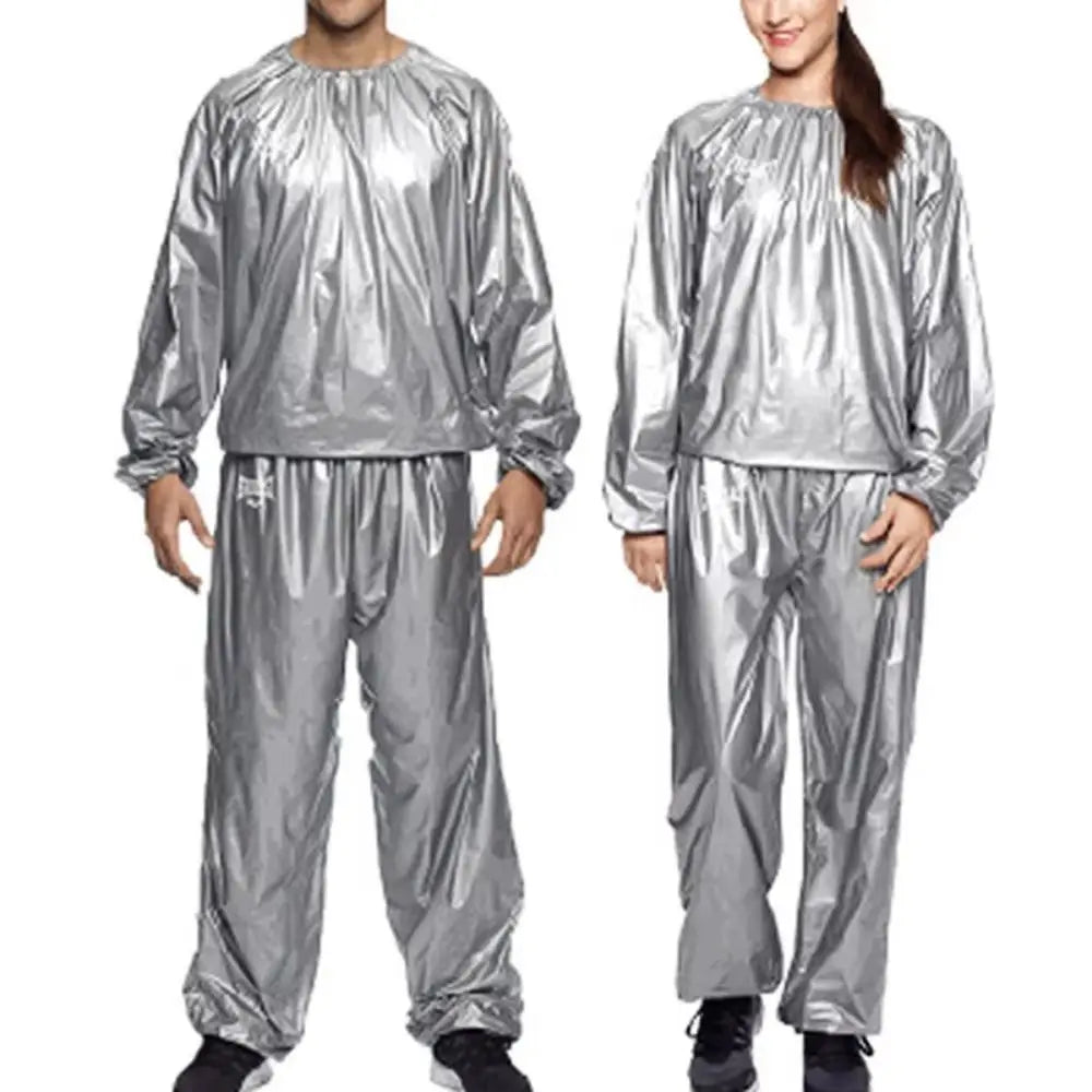PVC Sauna Suit Set – Men & Women Sweat Fitness Suit Sauna Sweat Suit Axl