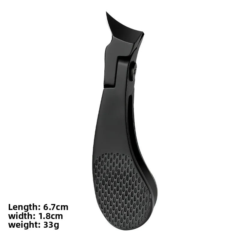 Penguin Nail Clipper – Wide Jaw Stainless Steel Toenail Cutter Nail Clipper Axl Black Penguin Nail C