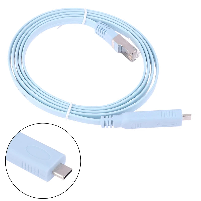 USB-C to RJ45 Console Cable 1.5m | RS232 Serial Adapter Console Cable Adapter Axl Default Title