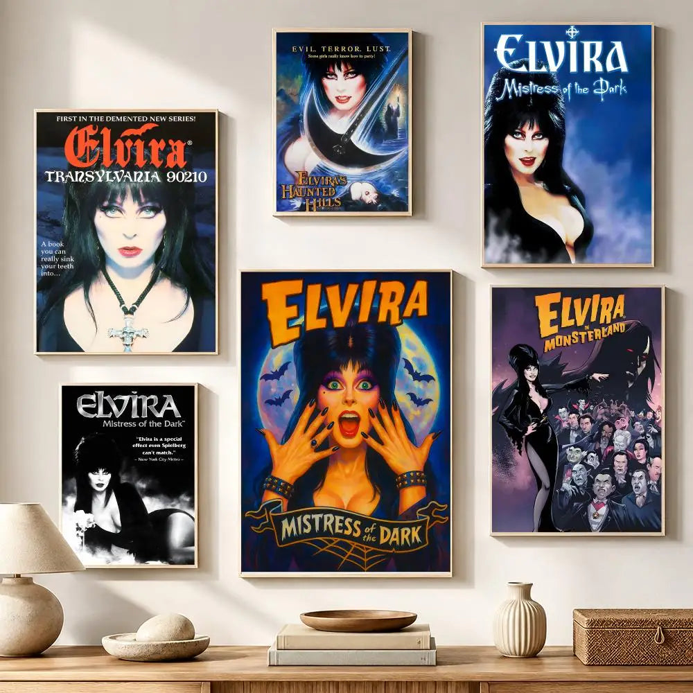 Elvira Mistress of the Dark HD Waterproof Poster Sticker Wall Poster Sticker Axl