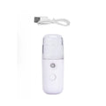 Portable Nano Mist Facial Steamer – USB Rechargeable Sprayer Facial Steamer Axl white-1pcs