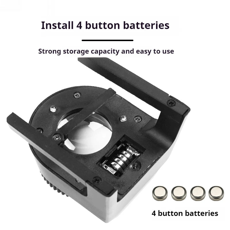 LED Magnifying Glass with Scale & 3 LED Lights | High Magnification LED Magnifying Glass Axl