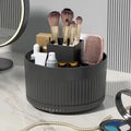 360° Rotating Makeup Brush Organizer & Cosmetic Holder Makeup Brush Organizer Axl black As whown