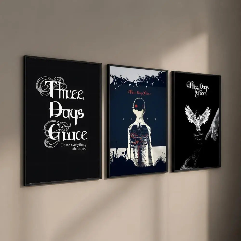 HD Music Band Art Poster – Self-Adhesive Wall Sticker Decor Art Poster Wall Sticker Axl