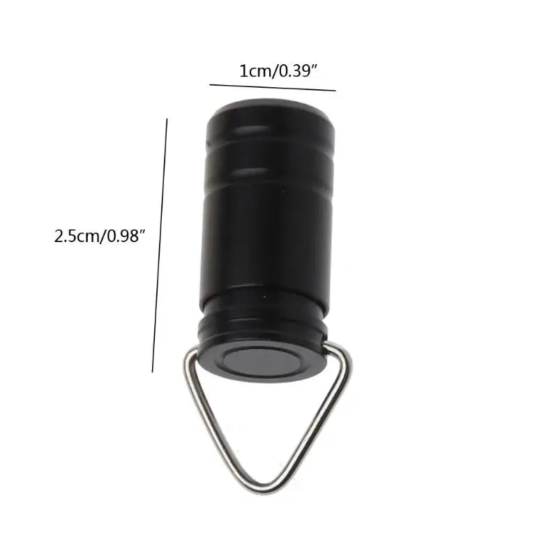 Mini Keychain Flashlight – Compact LED Torch with Key Ring Keychain Flashlight Axl Black