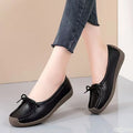 Women's Lace-Up Flat Shoes – Anti-Slip Soft Sole Casual Flats Women's Flat Shoes Axl black 36