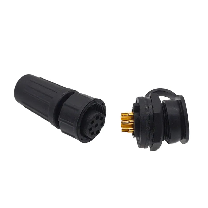 10-Pack IP67 Waterproof 24-Pin Connector Plug & Socket Set Waterproof Electrical Connector Axl