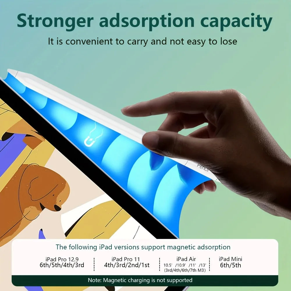 iPad Stylus Pen – Palm Rejection, Tilt & Fast Charge 2018–2025 iPad Stylus Pen Axl
