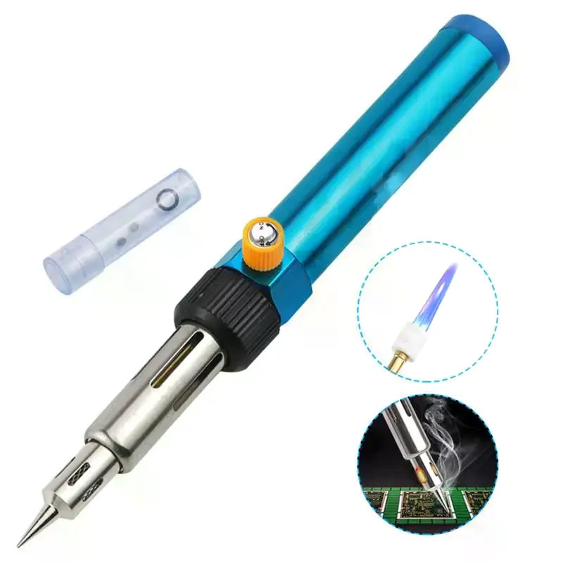 Cordless Gas Soldering Pen 1300°C – Portable Torch Iron Tool Gas Soldering Iron Axl