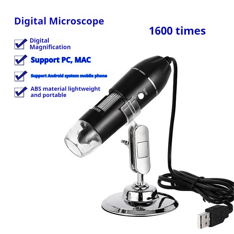 Digital USB Microscope 3-in-1 | 1000X–1600X Magnification Digital USB Microscope Axl 3