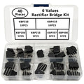 40-Piece KBP Rectifier Bridge Kit – 6 Values with Storage Box Rectifier Bridge Kit Axl Default Title