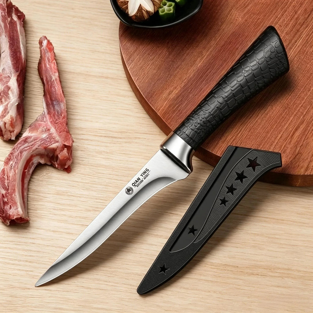 Professional Handmade Stainless Steel Boning Knife 15cm Boning Knife Axl