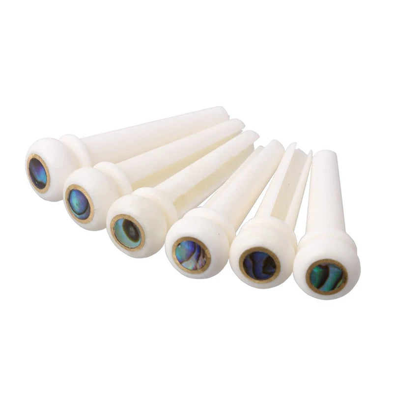 Acoustic Guitar Bridge Pins & Nut Set – Ivory ABS Replacement Guitar Bridge Pins Set Axl 1set