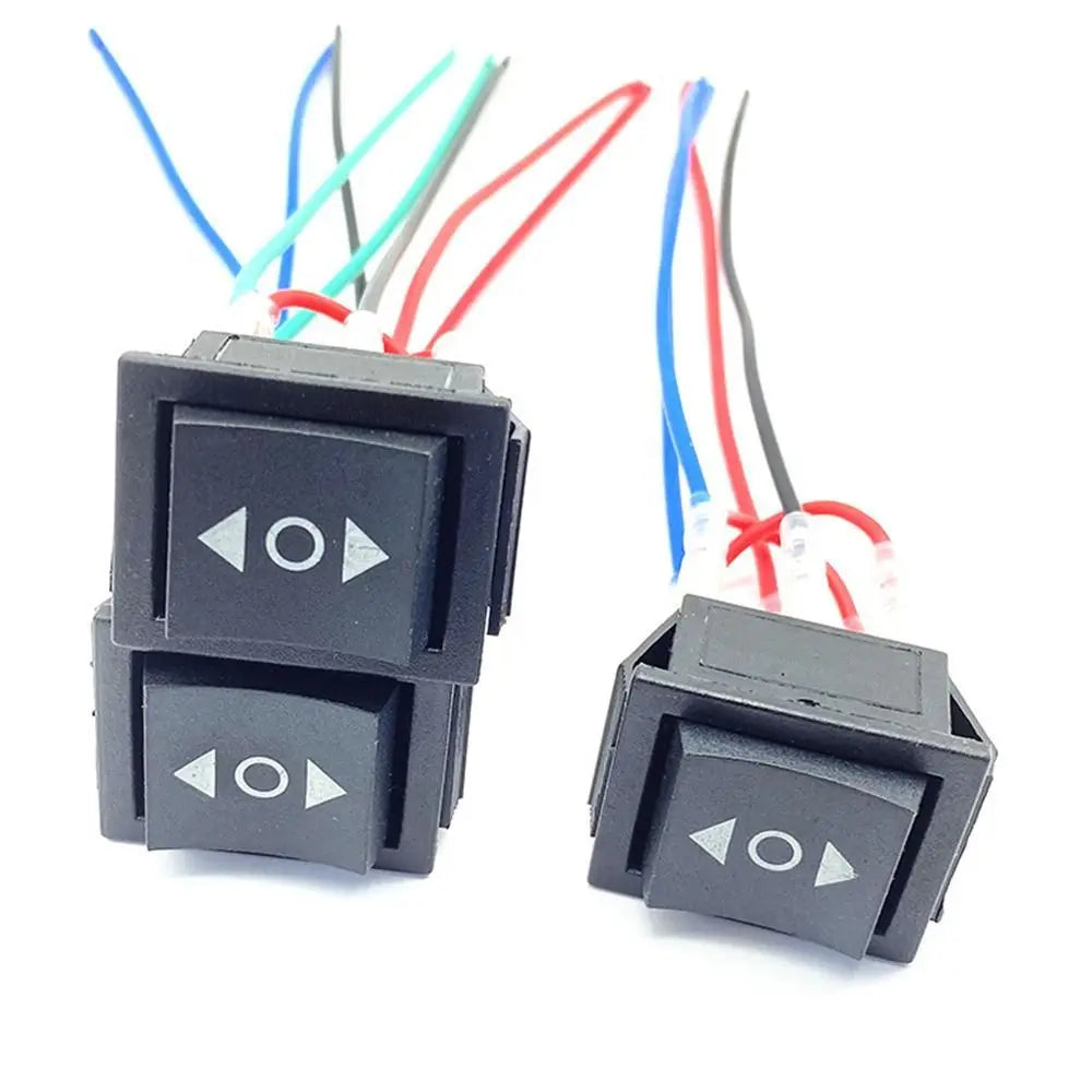220V 10A DPDT Momentary Polarity Reversing Rocker Switch 6 Pin Rocker Toggle Switch Axl