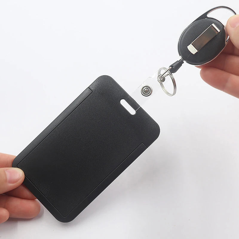 Retractable Sliding Card Holder – ID, Credit & Bus Card Case Card Holder Axl