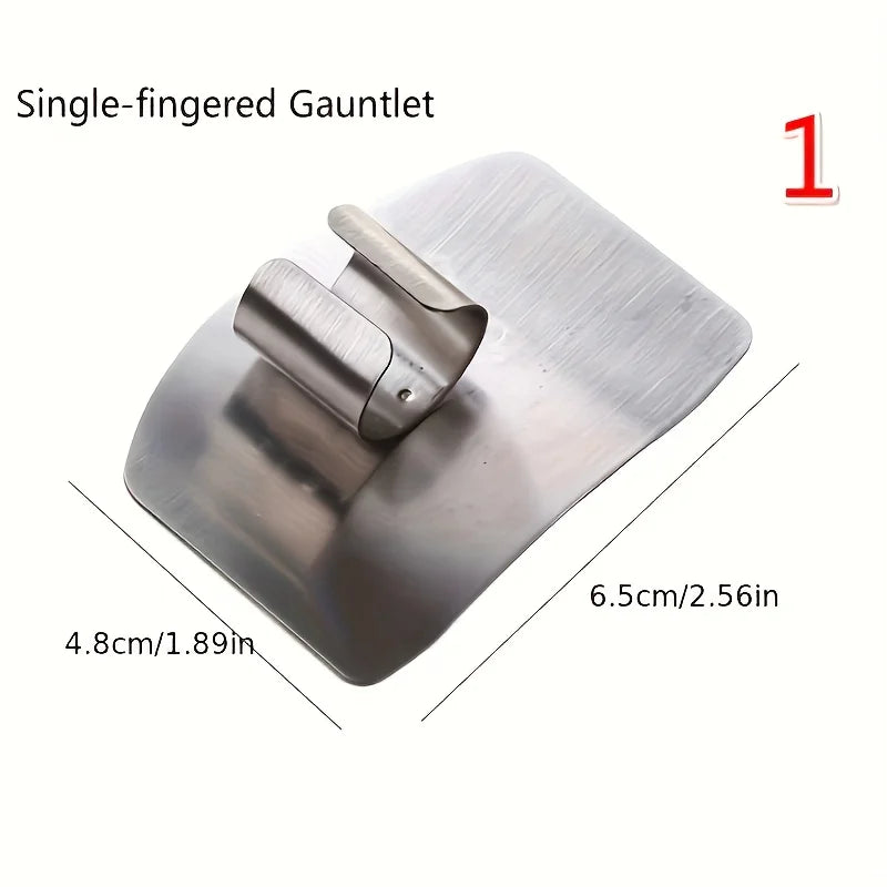 Stainless Steel Finger Guard – Kitchen Cutting Safety Tool Kitchen Safety Tool Axl 1pc