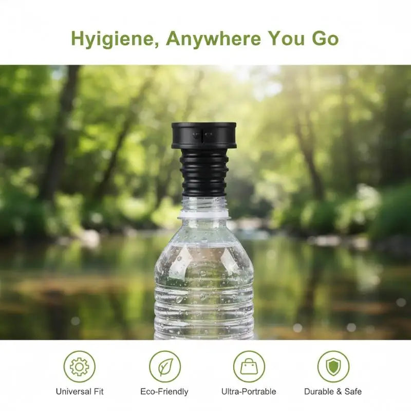 Portable Bidet Sprayer Cap – Travel Water Bottle Attachment Portable Bidet Cap Axl