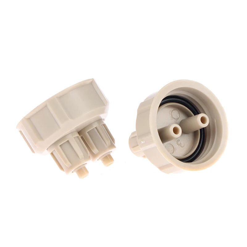 2-Pack Aquarium CO2 Gauge Bottle Cap – DIY CO2 Diffuser Kit CO2 Aquarium Accessory Axl