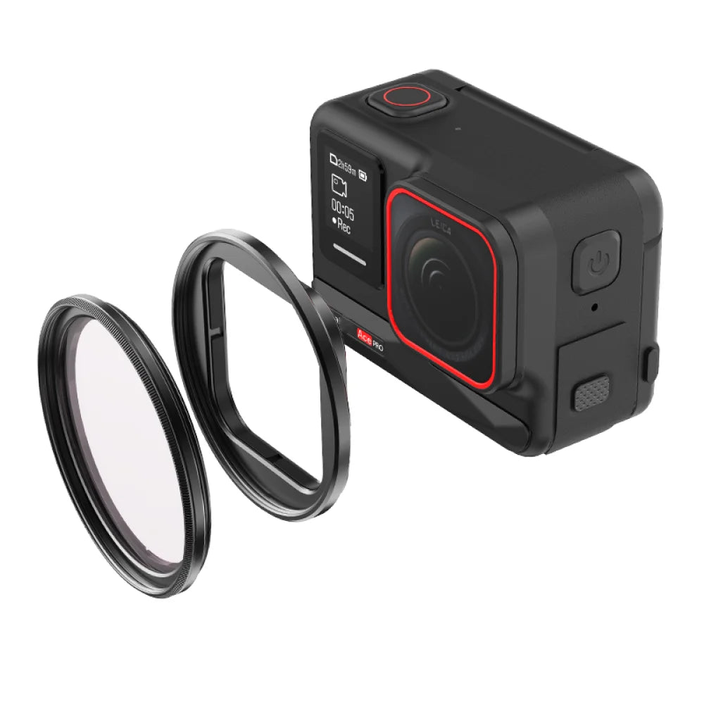 Insta360 Ace Pro Metal Filter Holder – 49mm Protective Frame Camera Filter Holder Axl