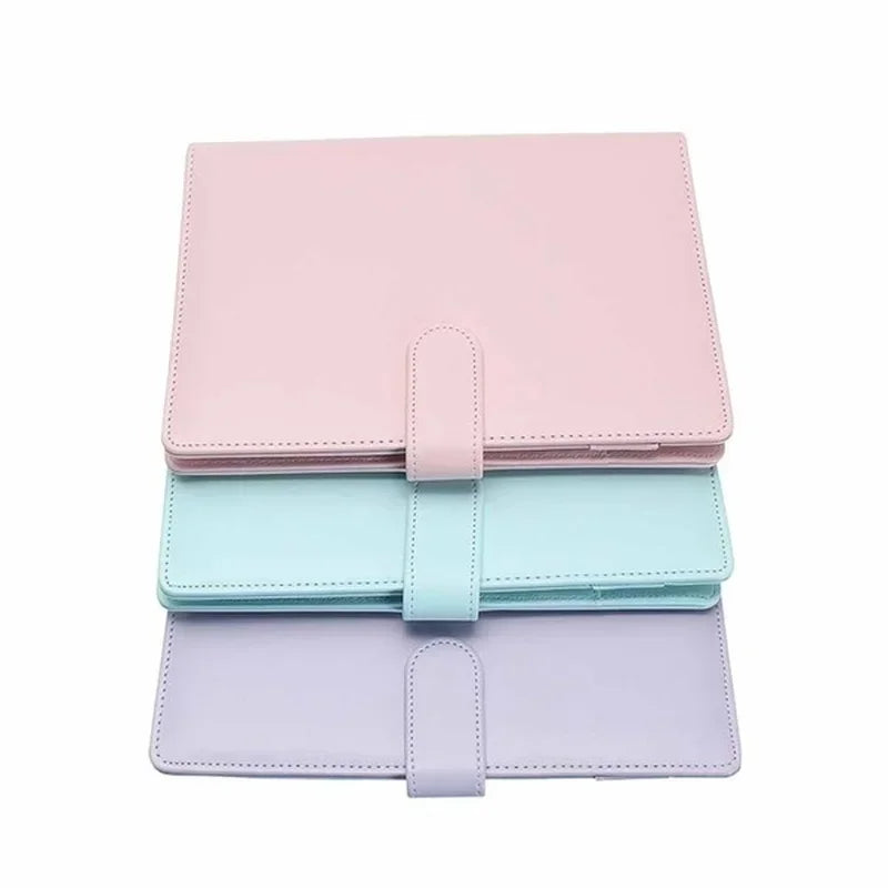 Vintage PU Leather Ring Binder Refillable Notebook Cover A5 A6 Notebook Binder Cover Axl