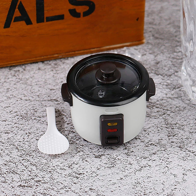 1:12 Dollhouse Miniature Rice Cooker – Kitchen Decor Accessory Dollhouse Accessory Axl A