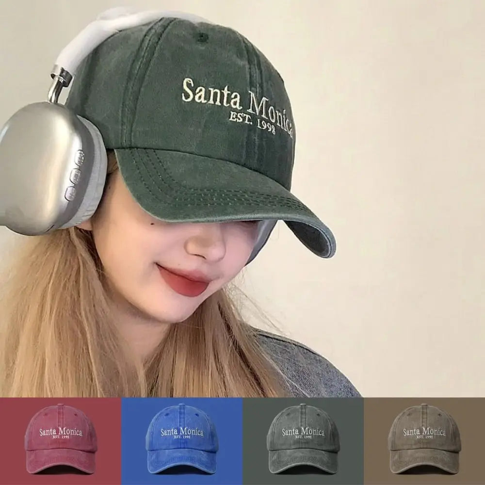Women's Letter Embroidered Baseball Cap – Adjustable Cotton Sun Hat Baseball Cap Axl