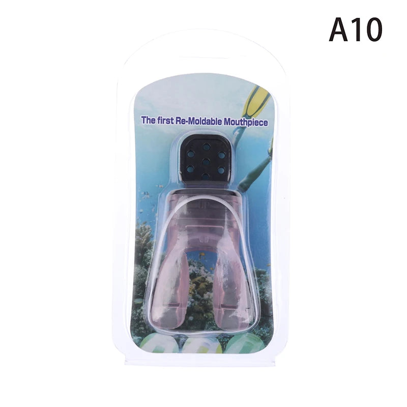 Silicone Scuba Snorkel Mouthpiece – Moldable Bite Regulator Diving Mouthpiece Axl A10