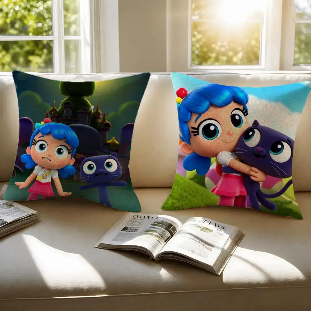 Rainbow Kingdom Linen Cushion Cover | Sofa & Bedroom Decor Linen Cushion Cover Axl