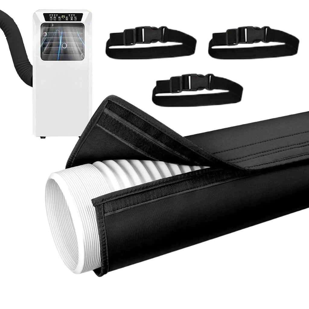 Portable AC Hose Insulation Cover Wrap with Elastic Band AC Hose Cover Axl