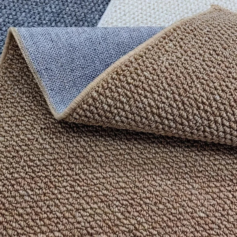 Half-Circle Chenille Floor Mat – Jute Backed Ripple Edge Rug Floor Mat Rug Axl