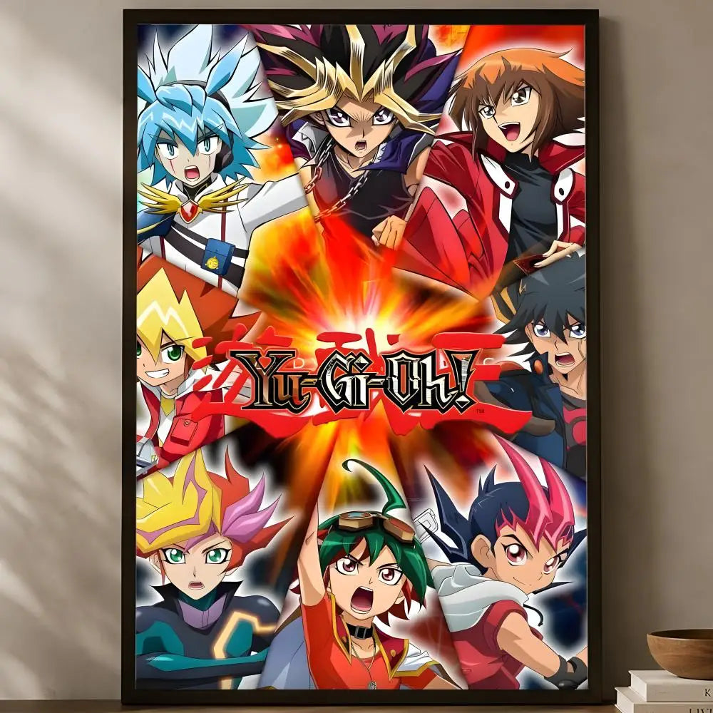 Yu-Gi-Oh Self-Stick HD PVC Wall Poster – Waterproof Home Decor Wall Art Poster Axl White04 30X40cmNoframe