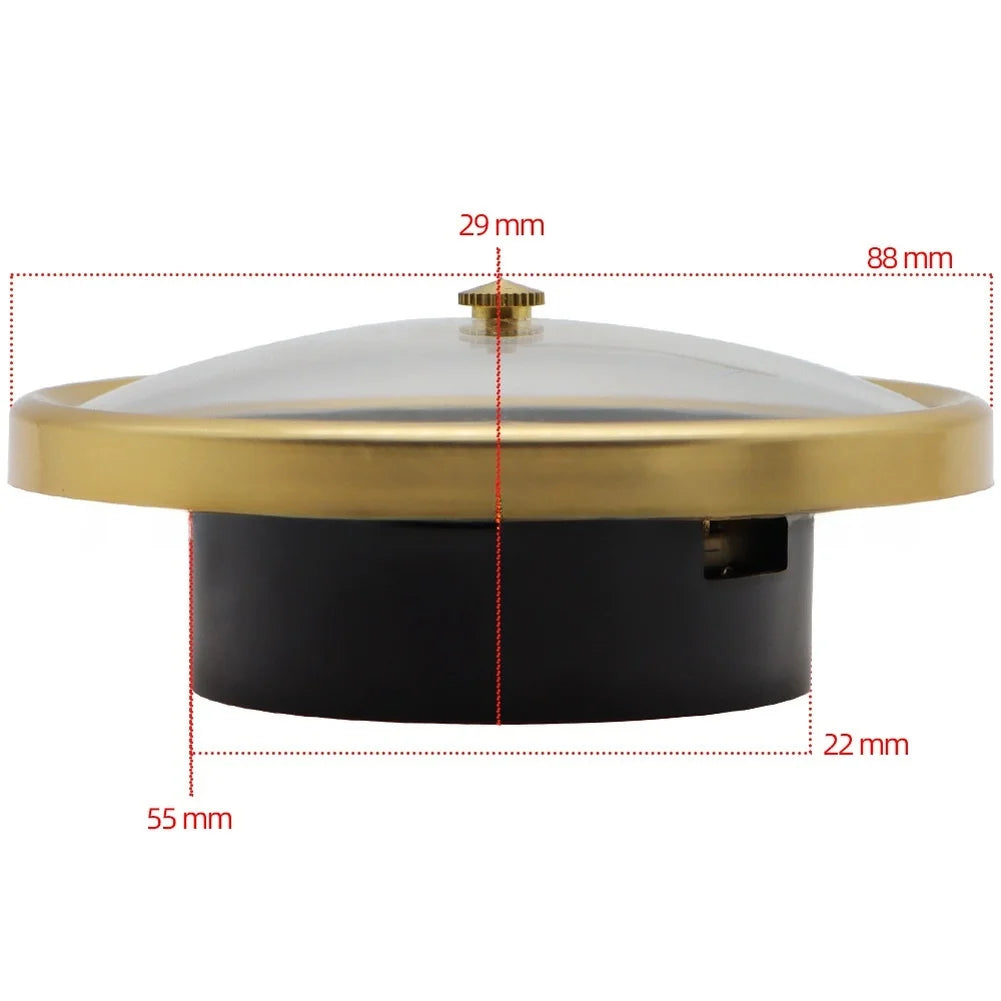 HYT039 Analog Wall Barometer – Gold, 960–1060 hPa Analog Wall Barometer Axl