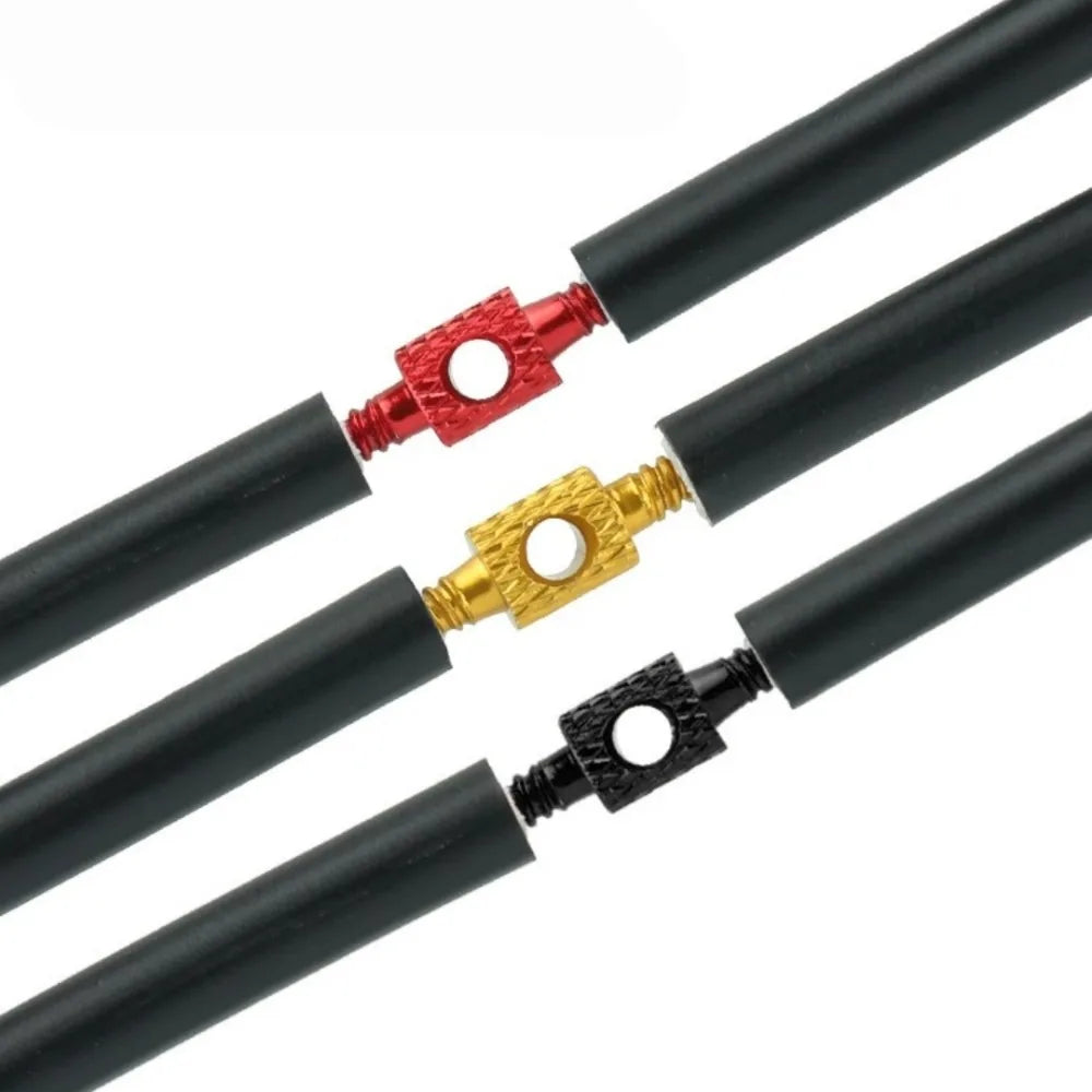 Aluminum Alloy Bike Brake Cable Tube Connector – MTB Wiring Bike Cable Connector Axl