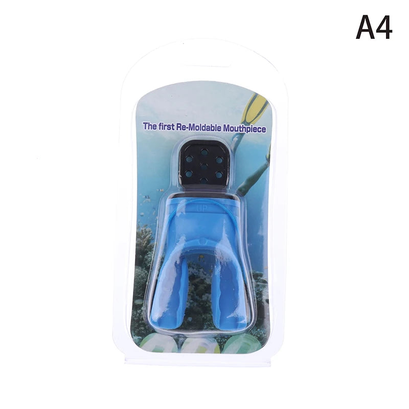 Silicone Scuba Snorkel Mouthpiece – Moldable Bite Regulator Diving Mouthpiece Axl A4