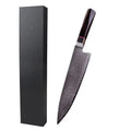 8-Inch 67-Layer Damascus Steel Chef Knife – Walnut Handle Damascus Chef Knife Axl 8 inch Chef Knife