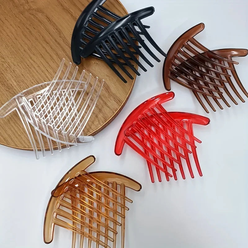 Seven-Tooth Shaped Hair Comb – Durable Handle for All Styles Hair Styling Comb Axl