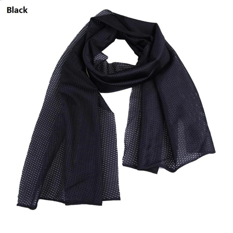 Tactical Mesh Scarf & Breathable Headband – 150×50cm Tactical Mesh Scarf Axl Black