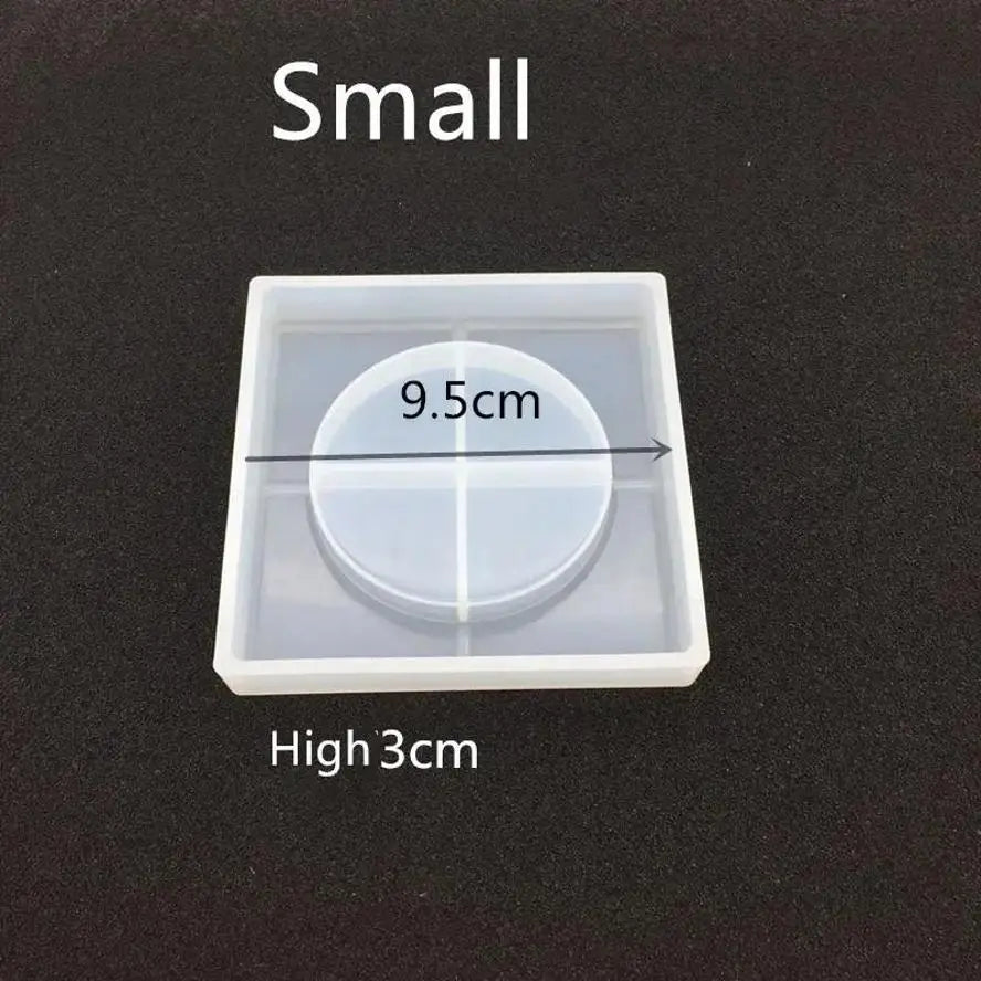 Square Ashtray Silicone Mold for Epoxy Resin DIY Crafts Resin Craft Mold Axl