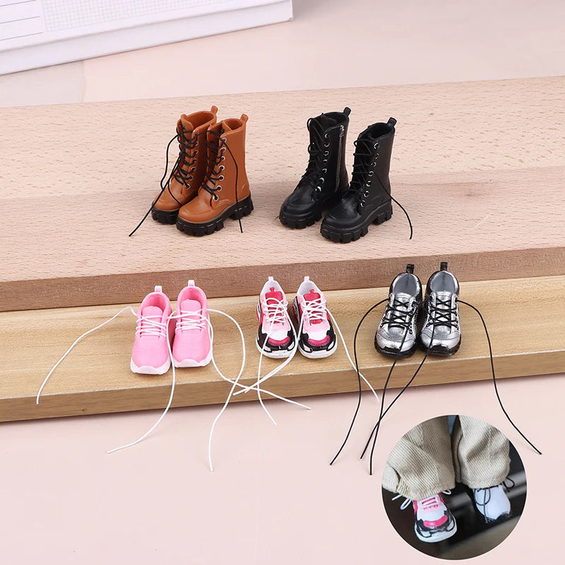 1/6 Scale Doll Sport Shoes Sneakers 3.5cm – DIY Dollhouse Prop Doll Accessories Axl