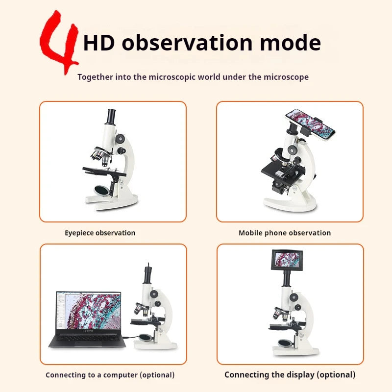 Axl Optical Microscope for Kids – Up to 500x | School Science Student Optical Microscope Axl