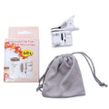 60X Clip-On Phone Magnifier with LED & UV Light | Microscope Clip-On Magnifier Axl WHITE