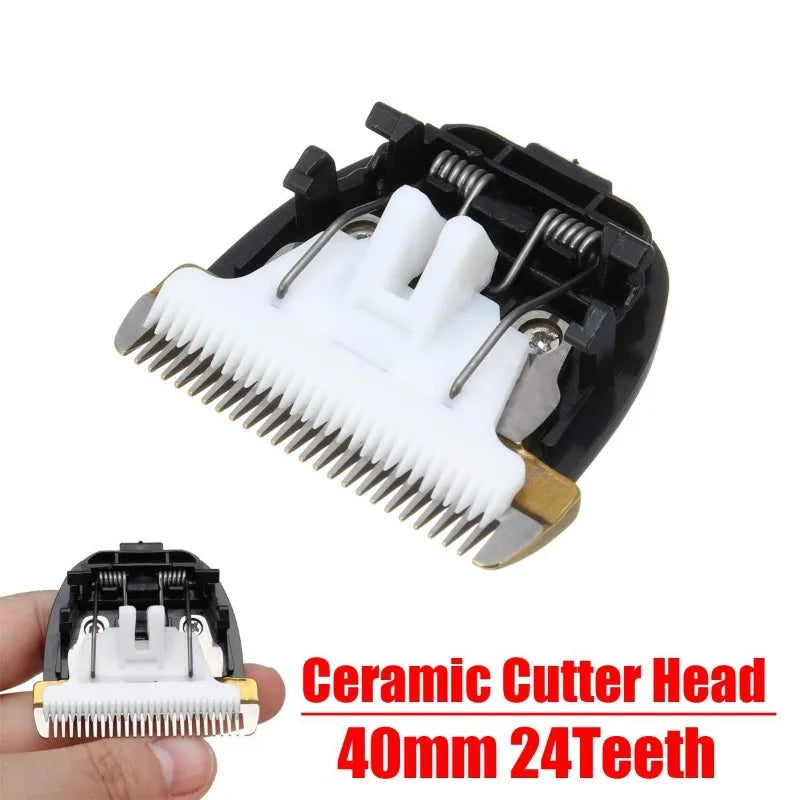 Ceramic Pet Clipper Blade – 40mm 24-Tooth Dog & Cat Grooming Pet Clipper Blade Axl