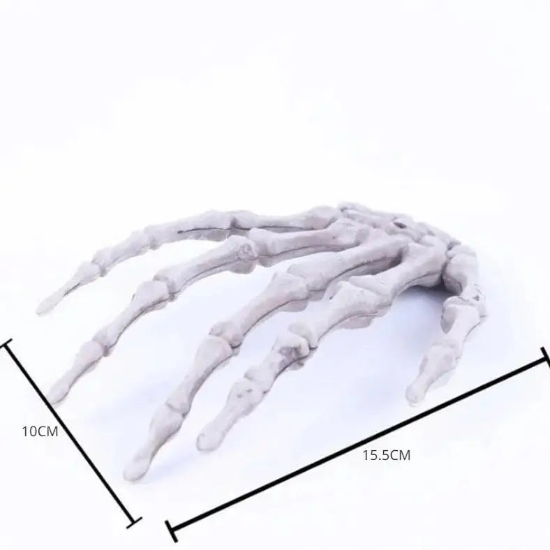 Halloween Skeleton Hand Props – Realistic Bone Decor (1 Pair) Halloween Decor Props Axl